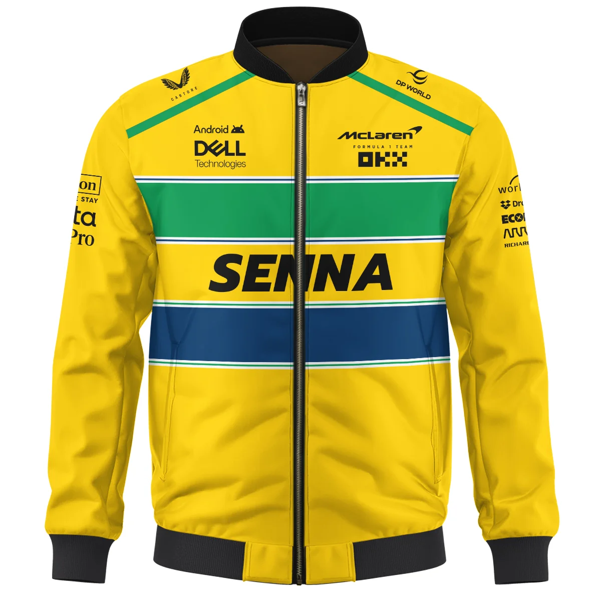 Alternative view of McLaren x Ayrton Senna Bomber For Fans