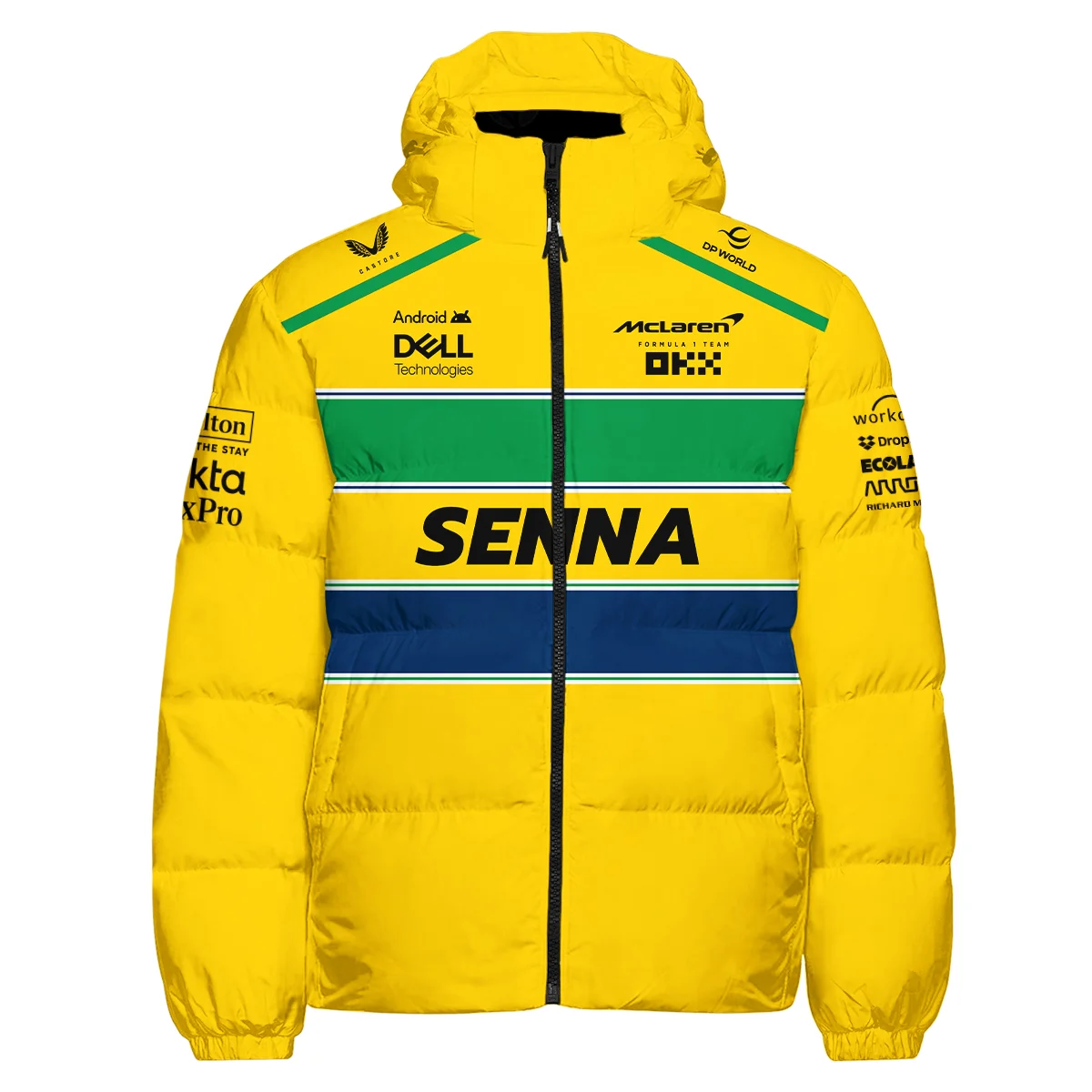 Alternative view of McLaren x Ayrton Senna Down & Puffer Jackets For Fans