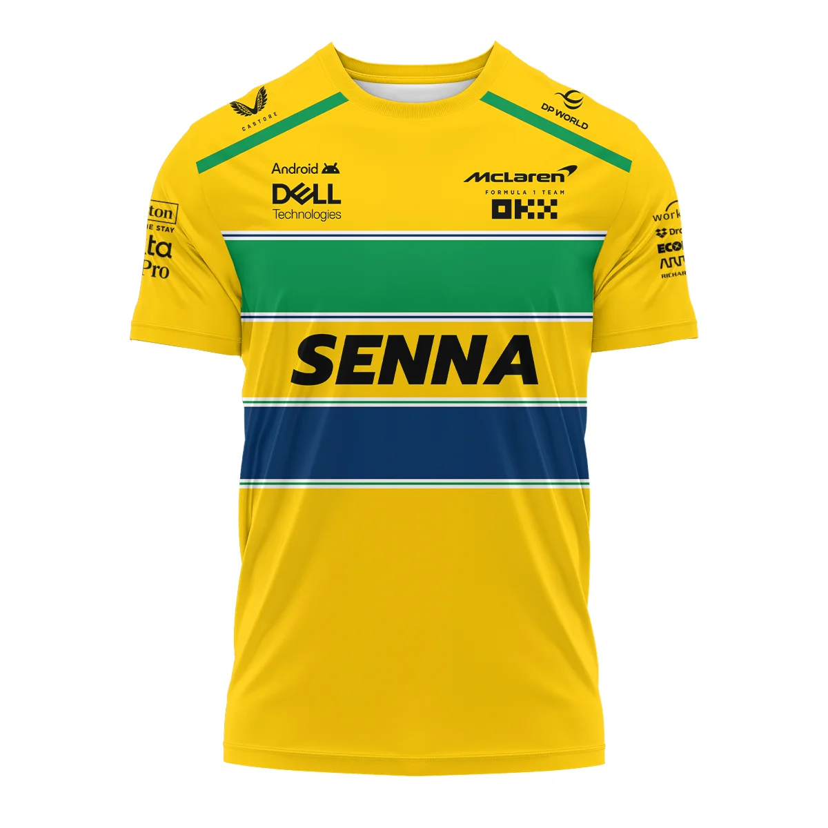 Alternative view of McLaren x Ayrton Senna T-Shirt For Fans