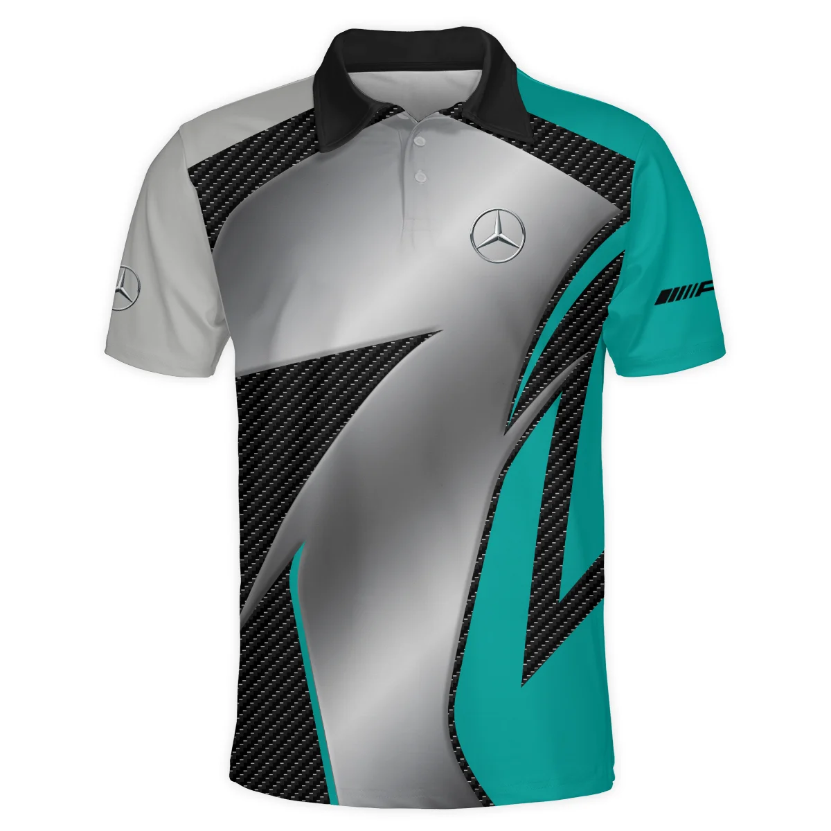 Mercedes F1 Team For Fans - Polo Shirt BLVAF1031225A2MERPL - Image 2