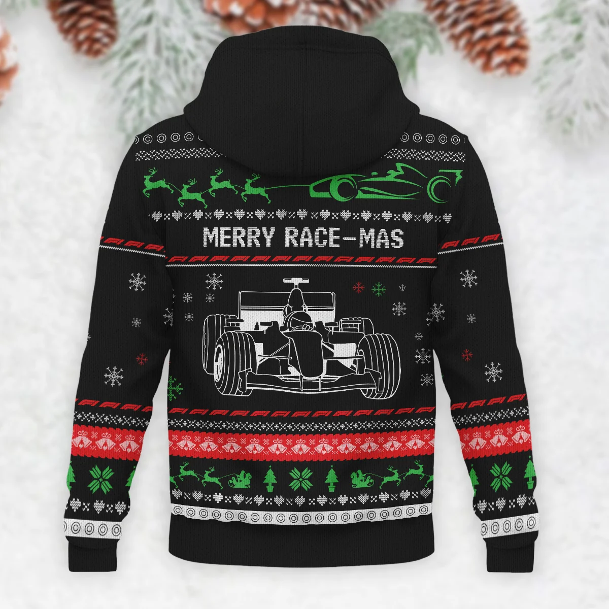 Merry Race-Mas Williams Formula 1 - Knitted Hoodie BLVAF12209250A11WIL - Image 3