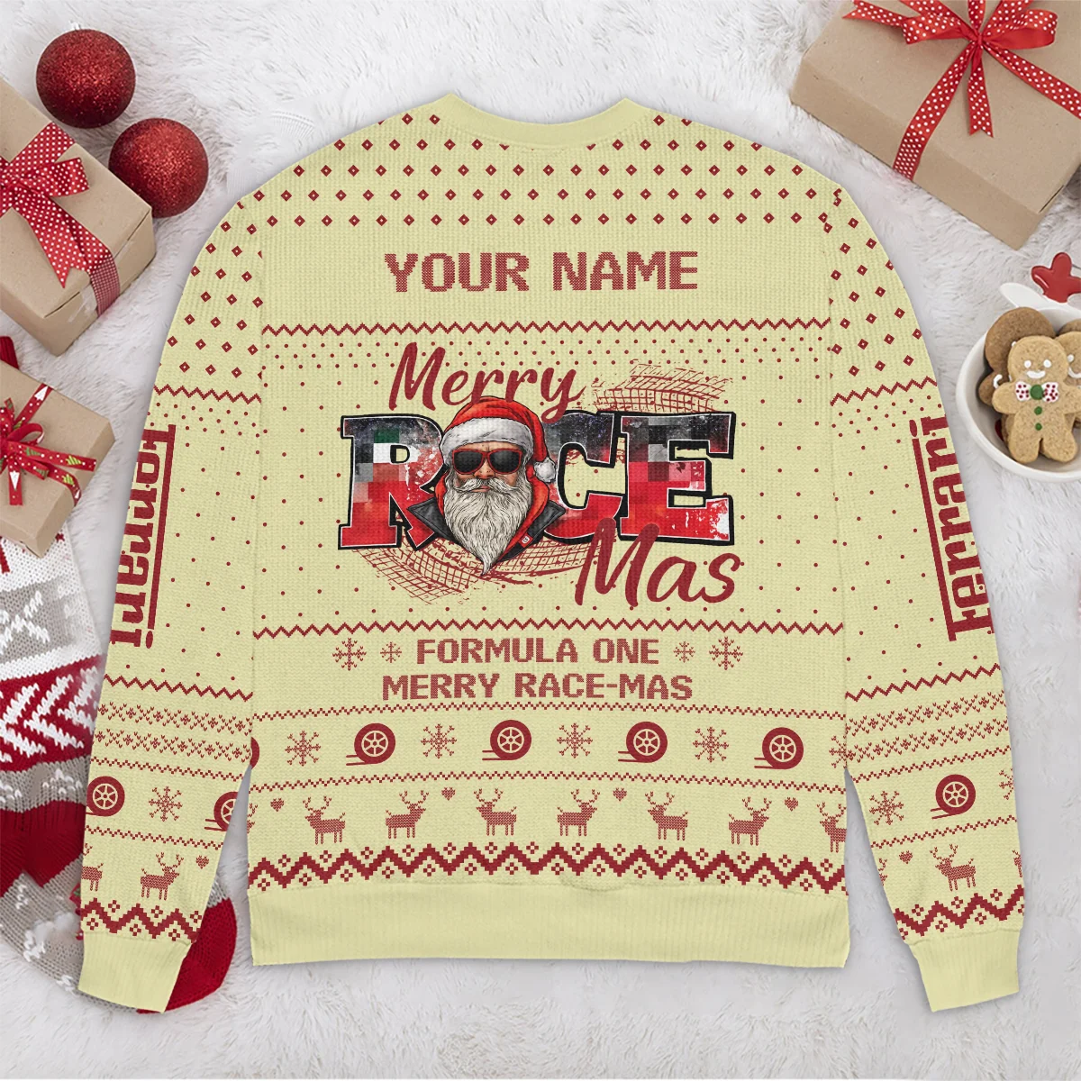 Merry RaceMas Ferrari Formula 1 - Ugly Sweater BLVAF1220925A20FRR - Image 6