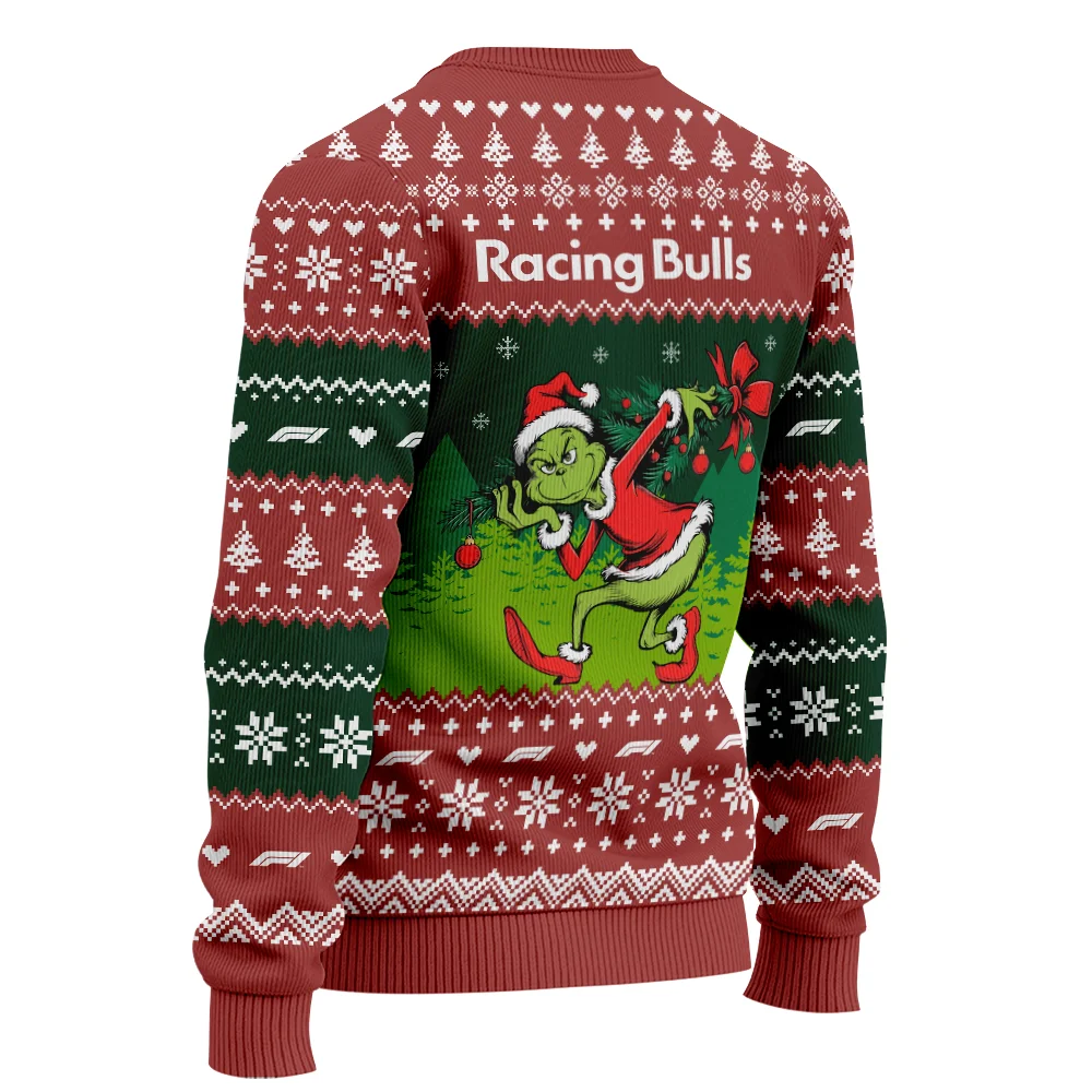 Mr.Grinch Racing Bulls Formula 1 - Ugly Sweater BLVAF1220925A19RAC - Image 5
