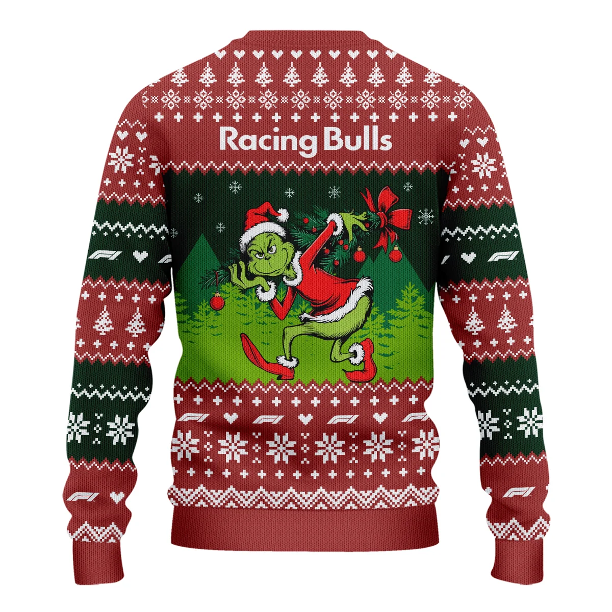 Mr.Grinch Racing Bulls Formula 1 - Ugly Sweater BLVAF1220925A19RAC - Image 3