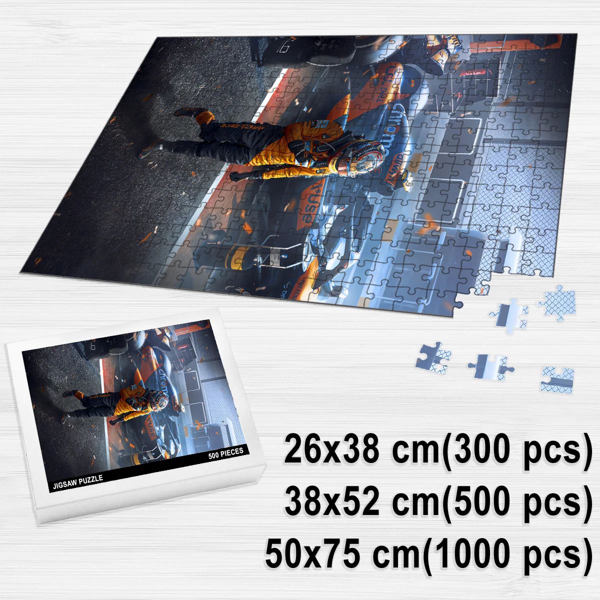 Alternative view of Oscar Piastri - Jigsaw Puzzle Game For F1 Fans BLF1PZ18