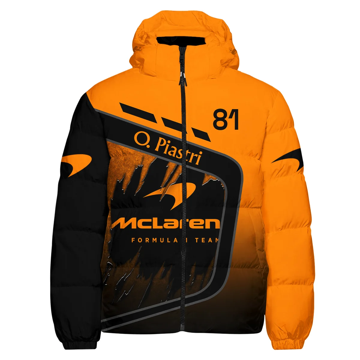 Oscar Piastri McLaren F1 Down & Puffer Jackets BLOP3425A1HCJ - Image 2