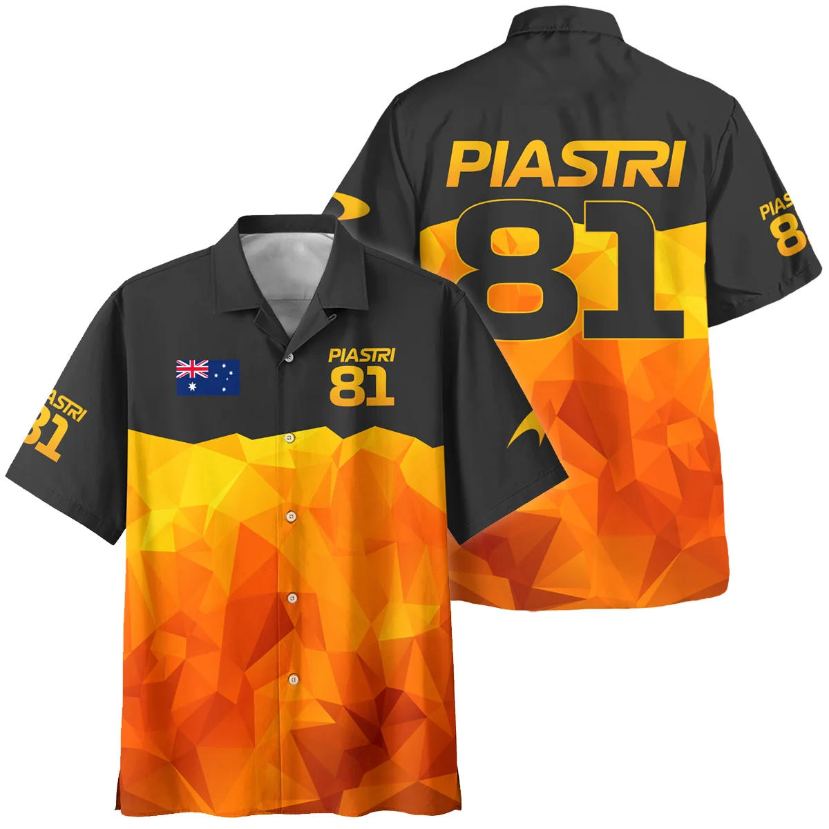 Oscar Piastri McLaren F1 Limited Edition Hawaiian Shirt BLOP13725A1HW - Trackside Outfit
