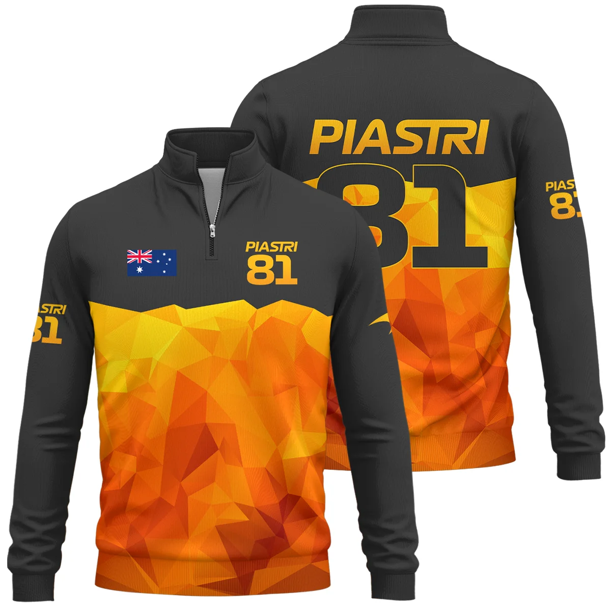 Oscar Piastri McLaren F1 Limited Edition Quarter-Zip Sweatshirt BLOP13725A1QZS - Race Day Design