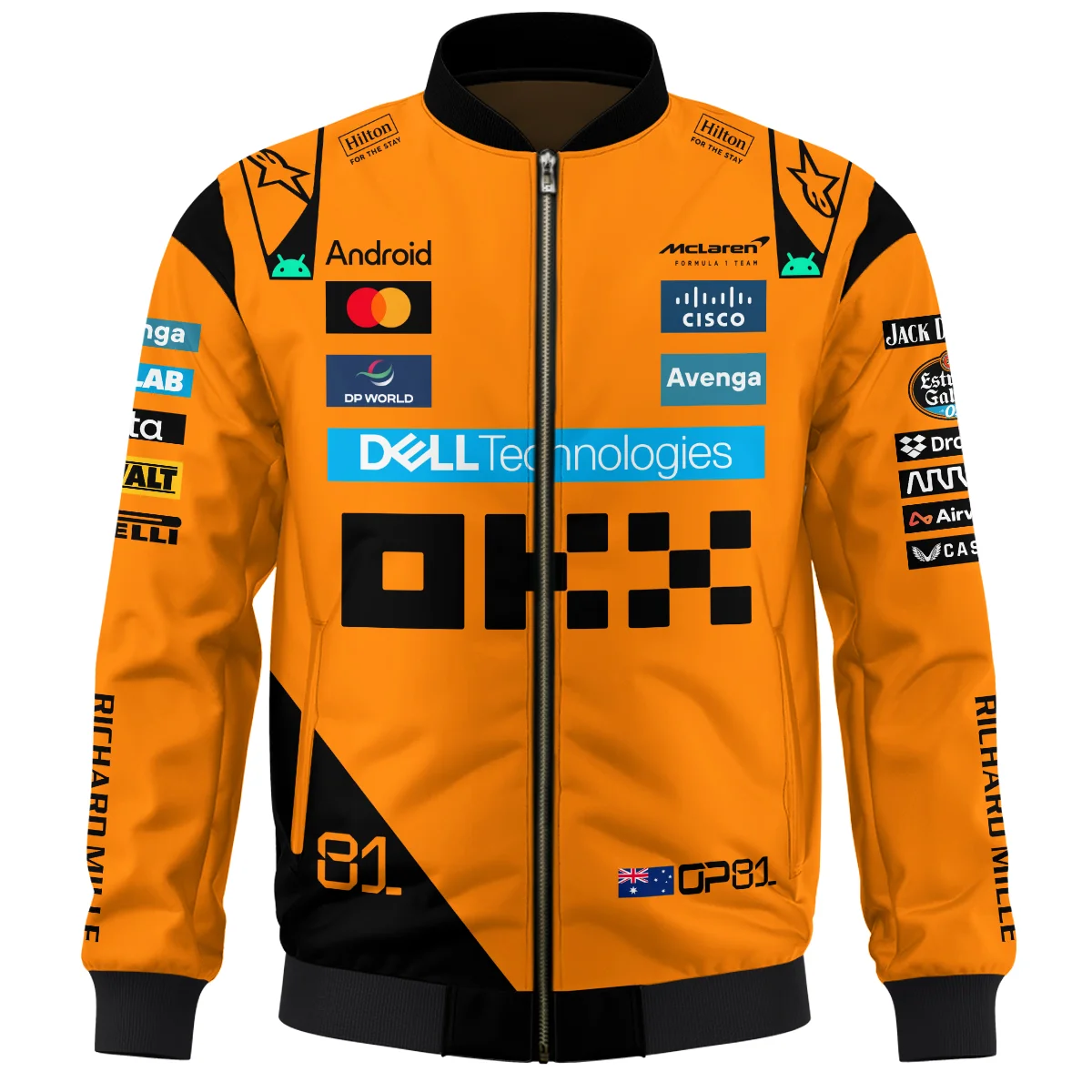 Oscar Piastri McLaren Formula One Bomber BLF1180525A3BB - Image 2