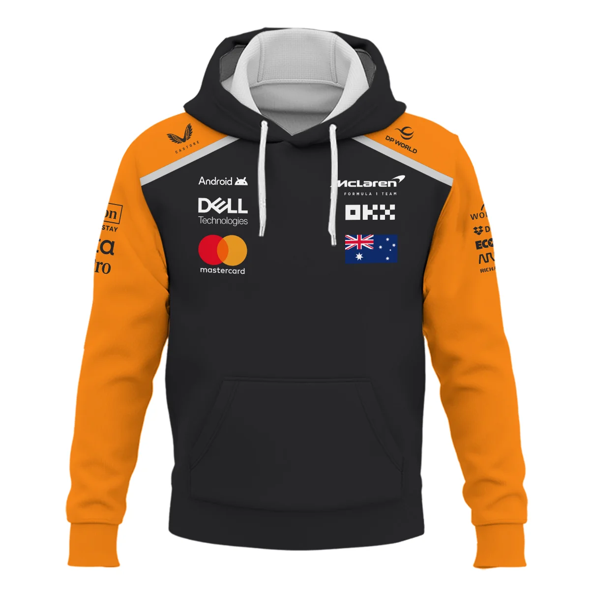 Oscar Piastri McLaren Formula One Logo Hoodie BLF1290325A4MCLHD - Image 2