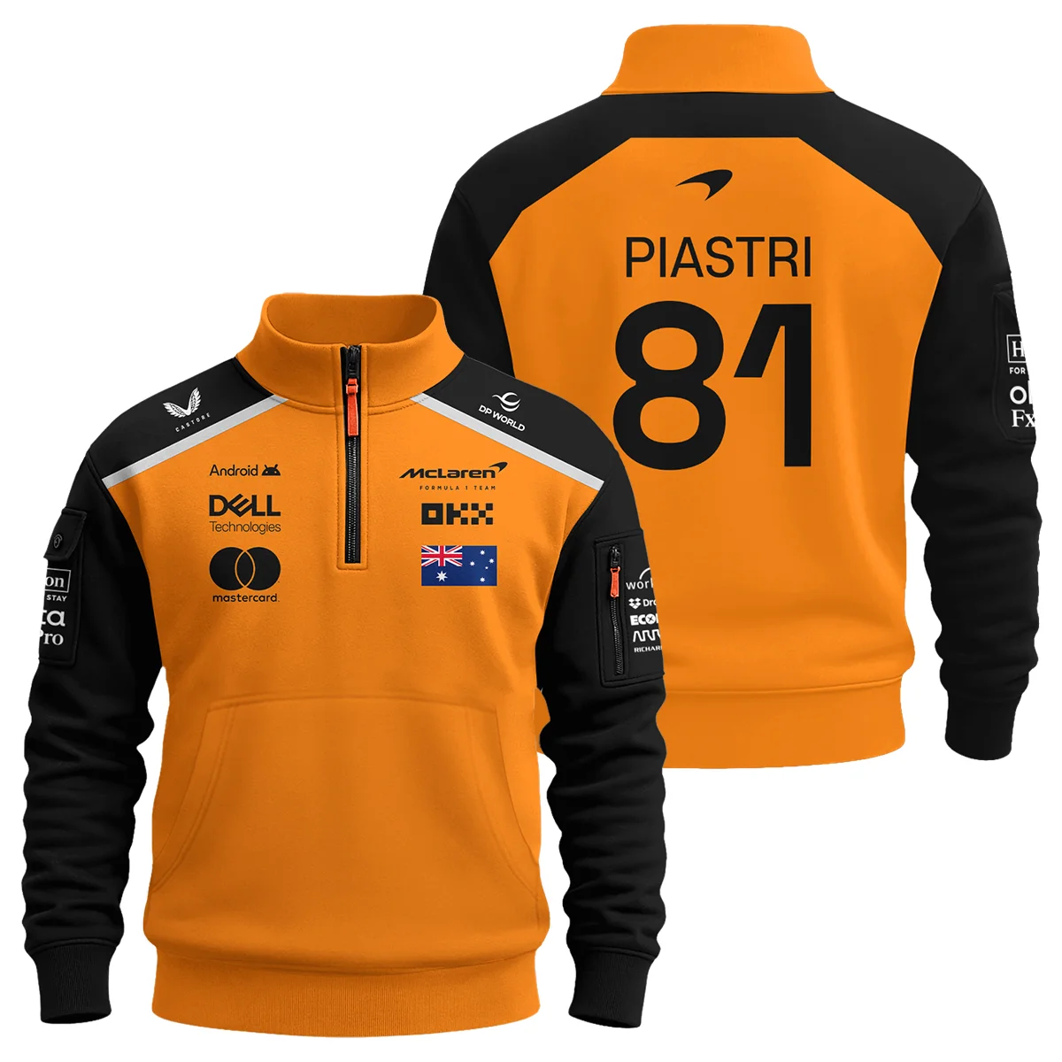 Oscar Piastri McLaren Formula One Sweatshirt Zipper BLF1290325A3MCLSHZ