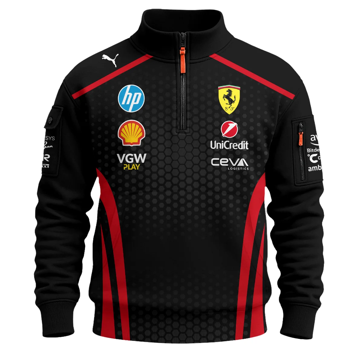 Performance Top Team LH44 - Sweatshirt Zipper BLH281025A1SHZ - Image 2