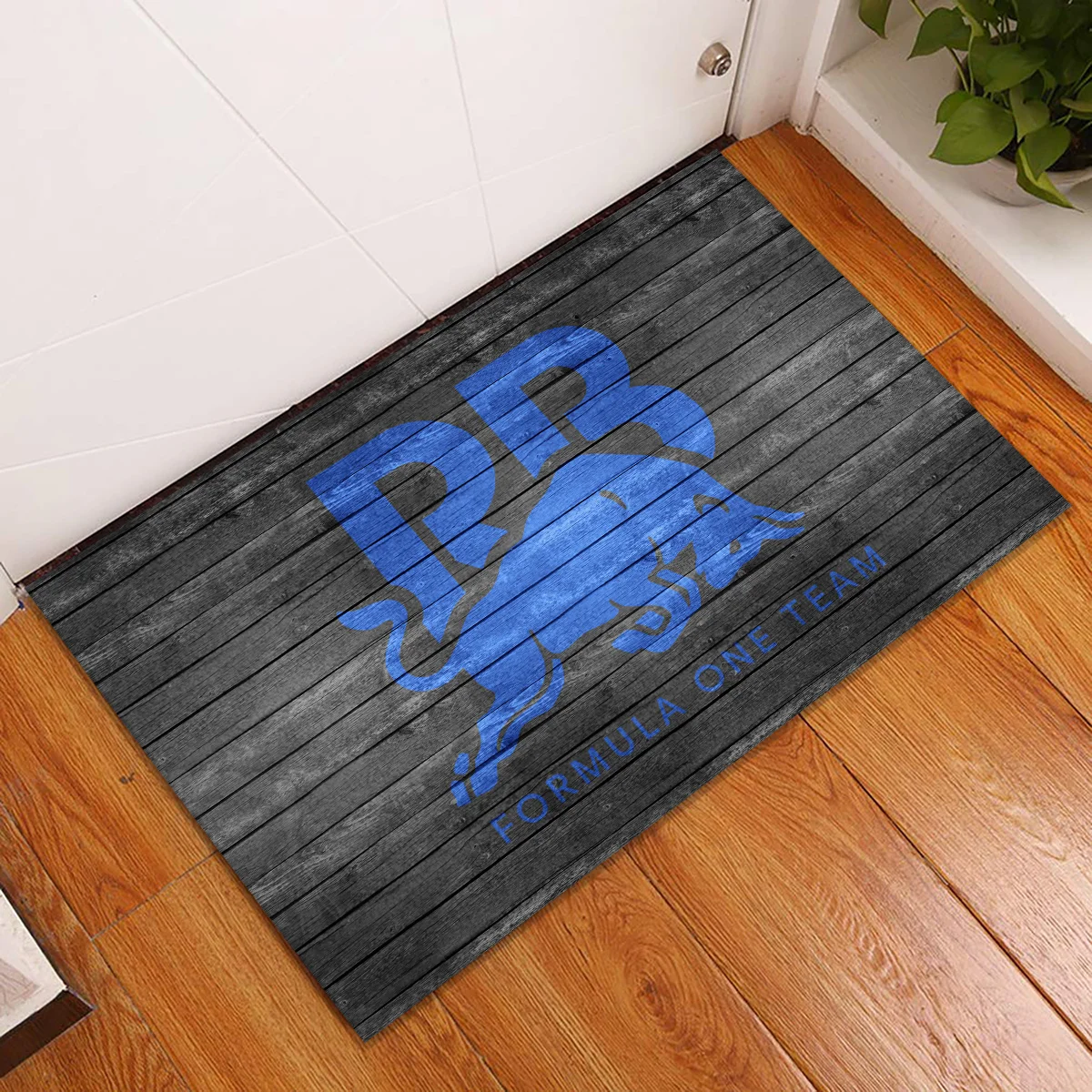 Racing Bulls F1 Rubber Base Doormat - All Over Print BLF1139A10RAC - Image 2