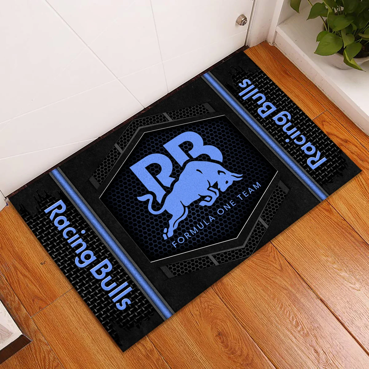 Racing Bulls F1 Rubber Base Doormat - All Over Print BLF1139A8RAC - Image 2