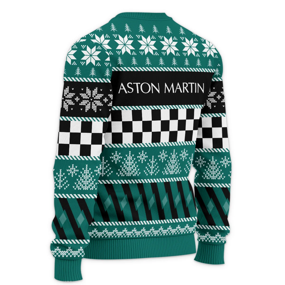 Racing Xmas Pattern Aston Martin Formula 1 - Ugly Sweater BLVAF1220925A28AM - Image 5