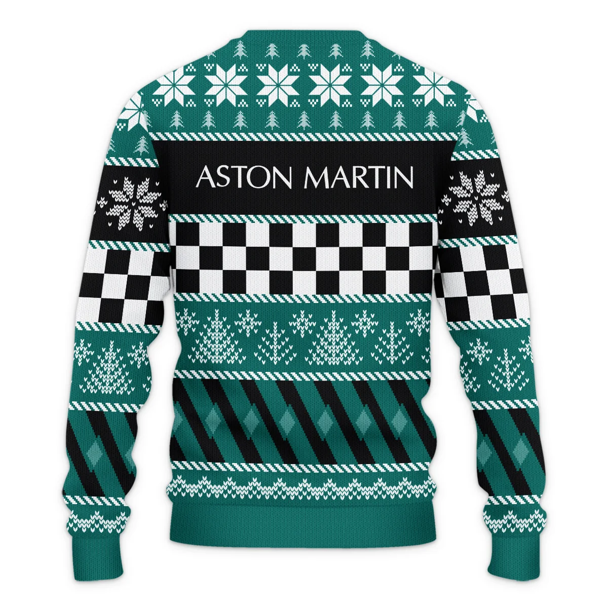 Racing Xmas Pattern Aston Martin Formula 1 - Ugly Sweater BLVAF1220925A28AM - Image 3