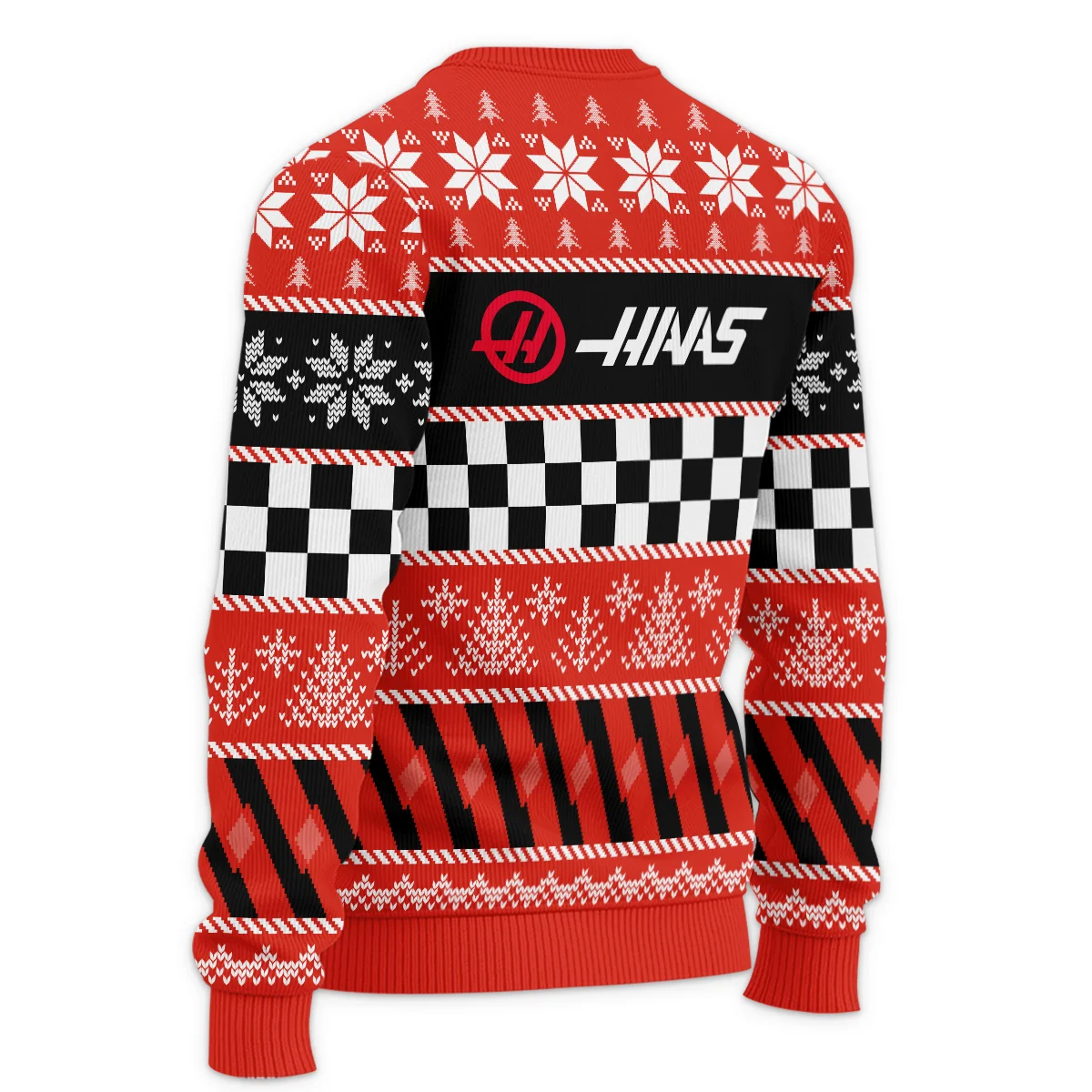 Racing Xmas Pattern Haas Formula 1 - Ugly Sweater BLVAF1220925A28HAAS - Image 5