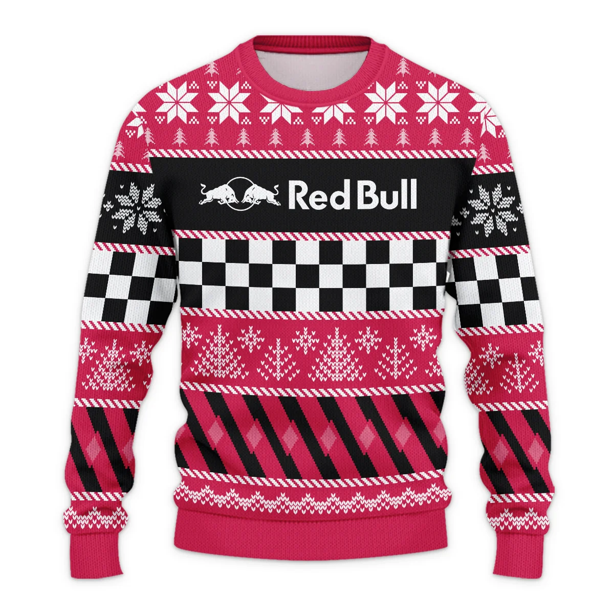 Racing Xmas Pattern Red Bull Racing Formula 1 - Ugly Sweater BLVAF1220925A28RBR - Image 2