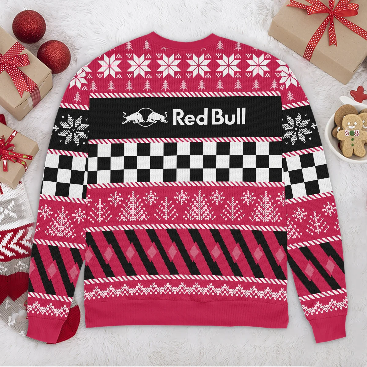 Racing Xmas Pattern Red Bull Racing Formula 1 - Ugly Sweater BLVAF1220925A28RBR - Image 6