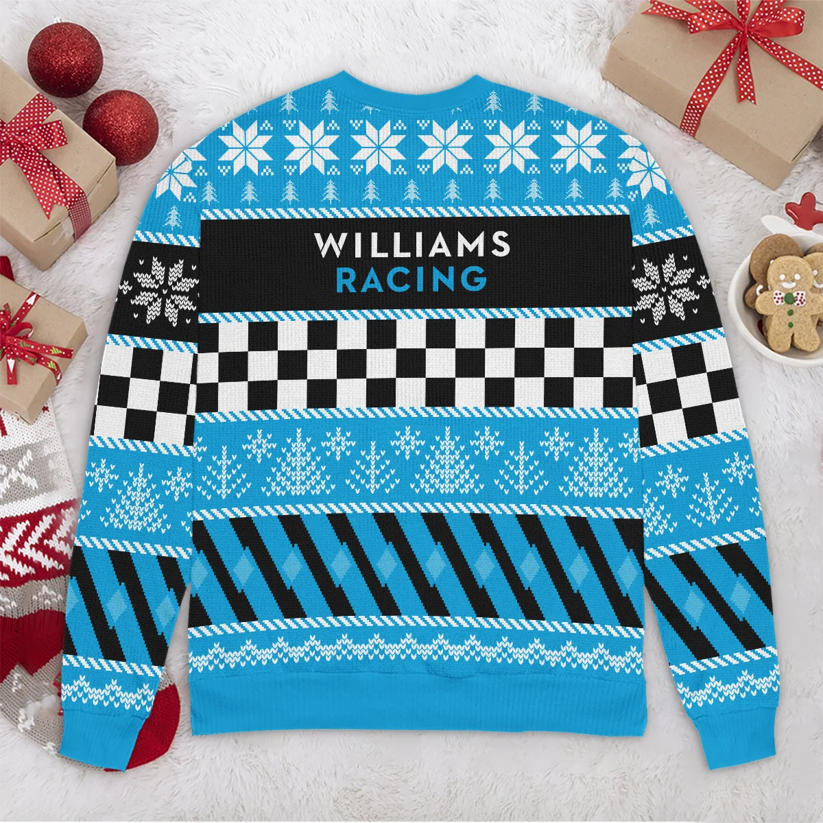 Racing Xmas Pattern Williams Formula 1 - Ugly Sweater BLVAF1220925A28WIL - Image 6