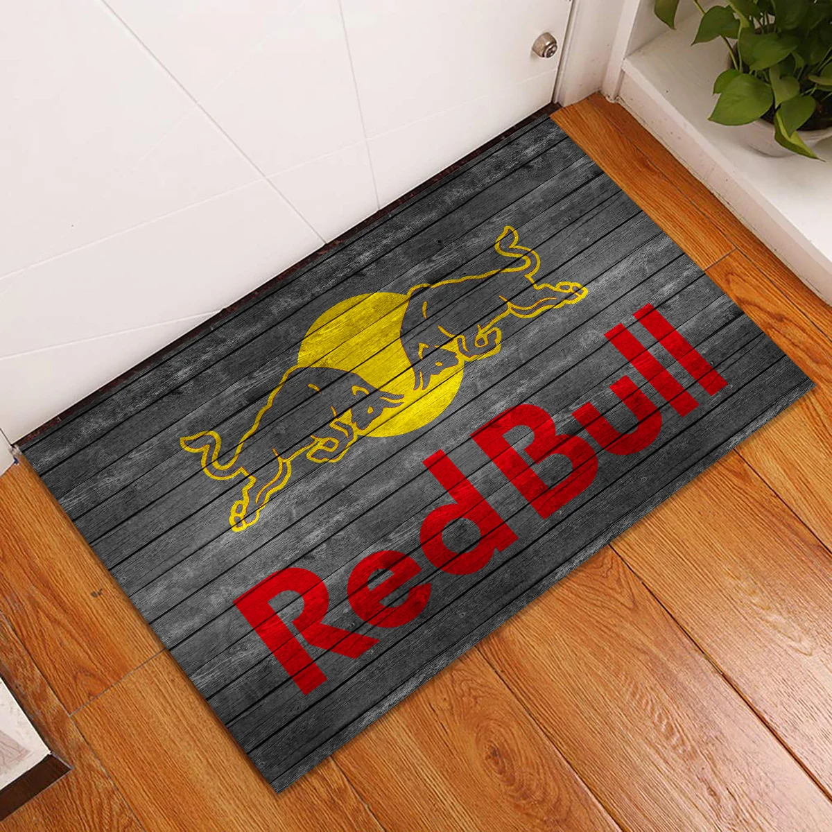 Red Bull Racing F1 Rubber Base Doormat - All Over Print BLF1139A10RBR - Image 2