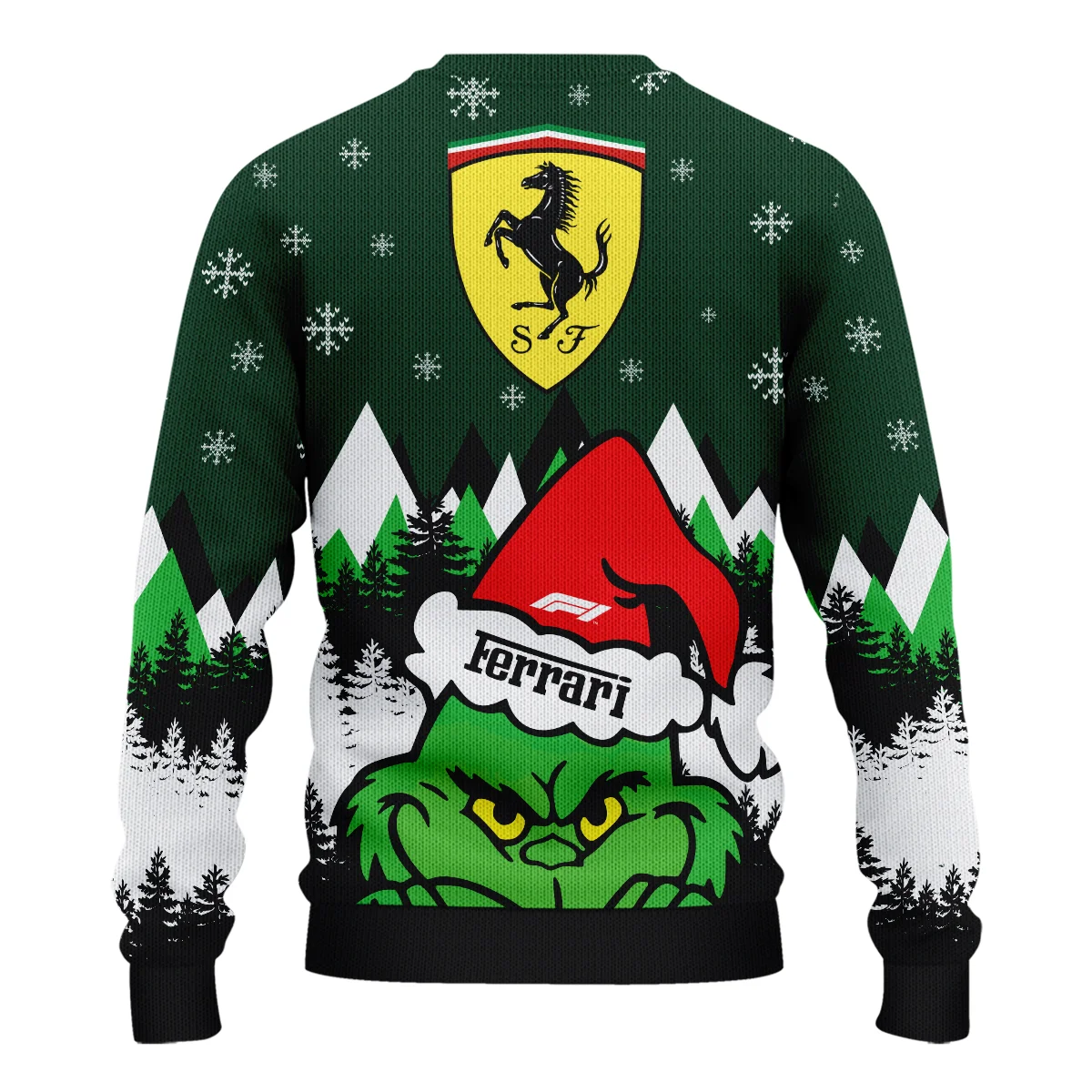 The Grinch Ferrari Formula 1 - Ugly Sweater BLVAF1220925A17FRR - Image 3