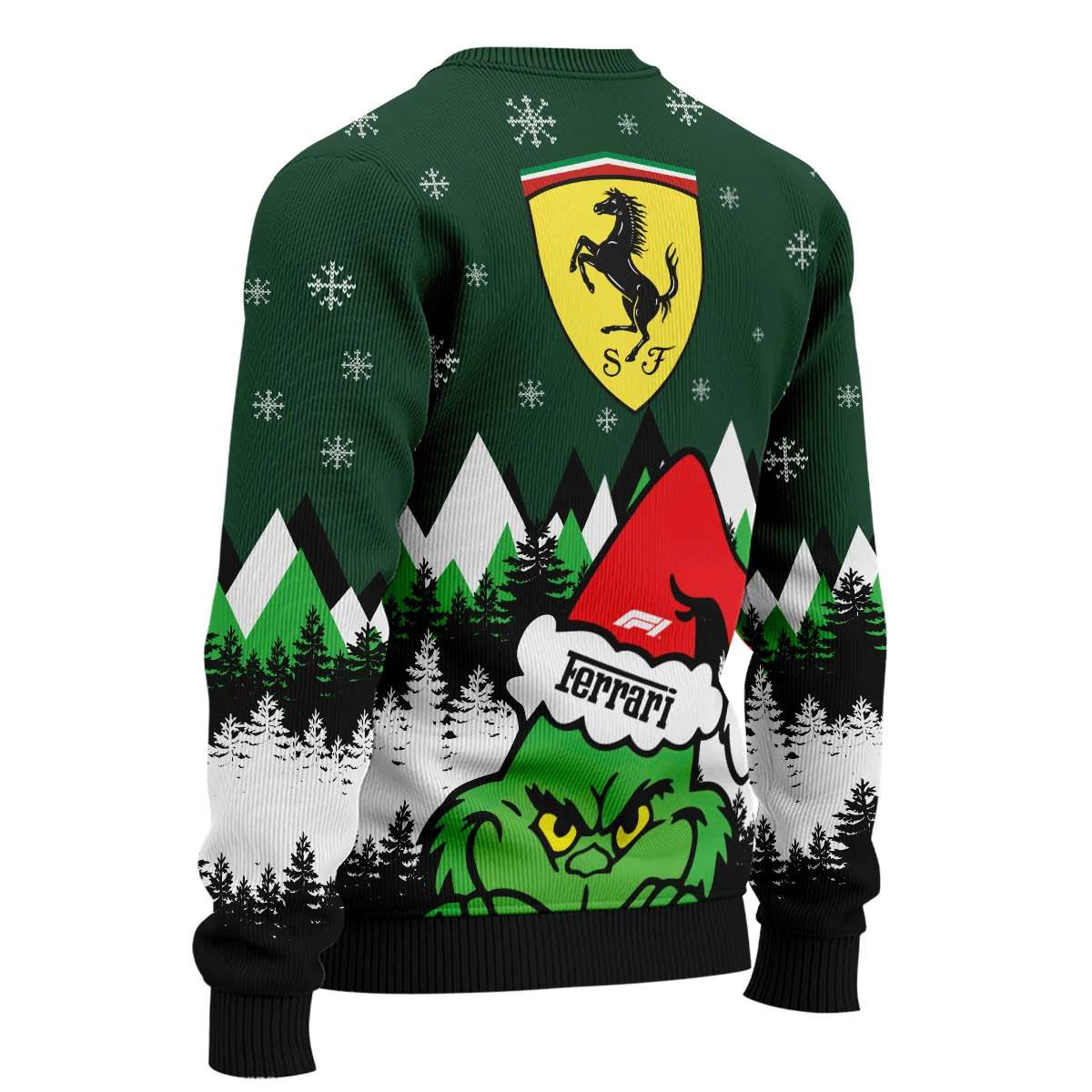 The Grinch Ferrari Formula 1 - Ugly Sweater BLVAF1220925A17FRR - Image 5