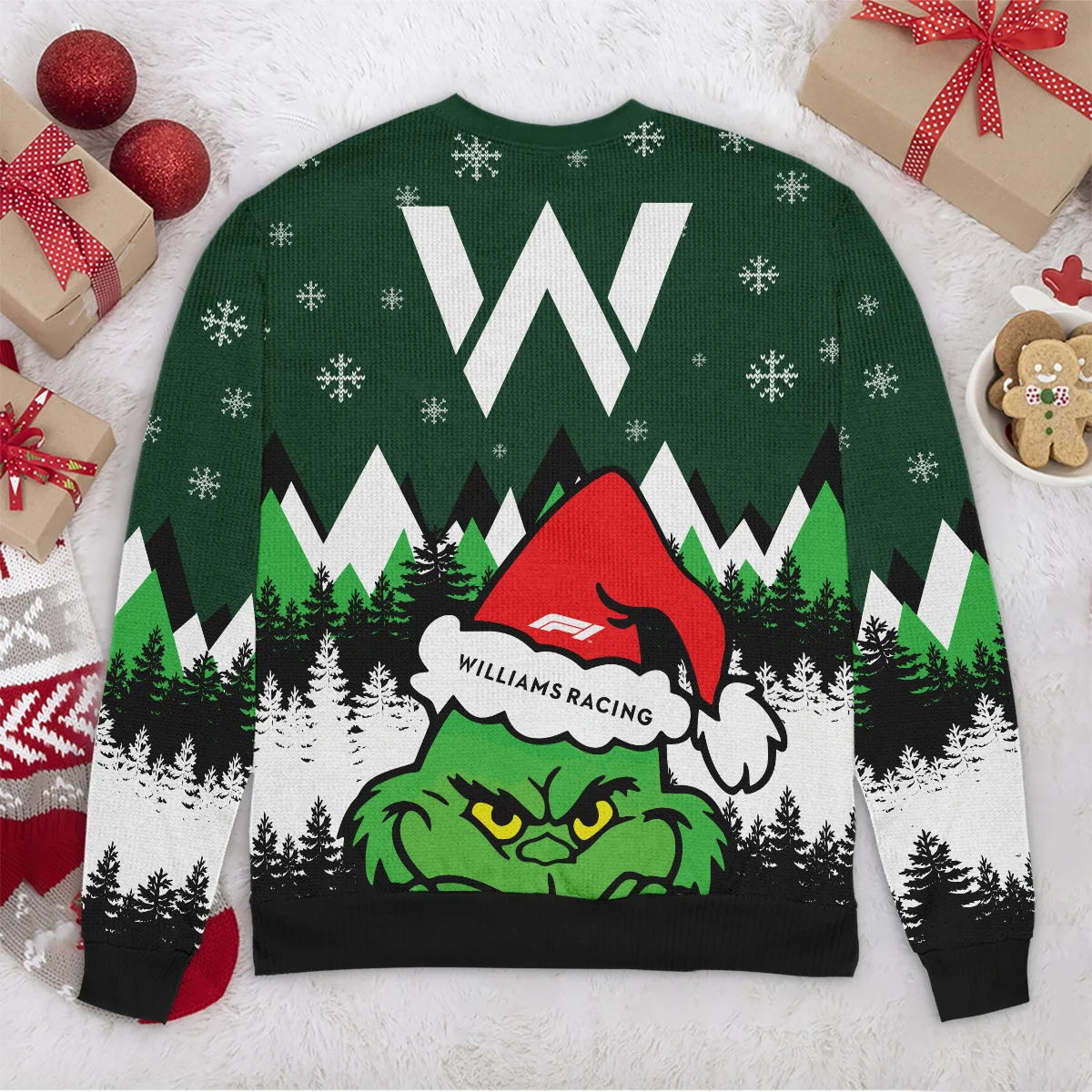 The Grinch Williams Formula 1 - Ugly Sweater BLVAF1220925A17WIL - Image 6