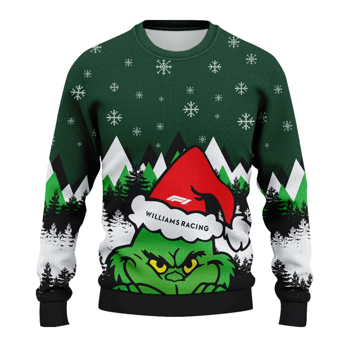 The Grinch Williams Formula 1 - Ugly Sweater BLVAF1220925A17WIL - Image 2