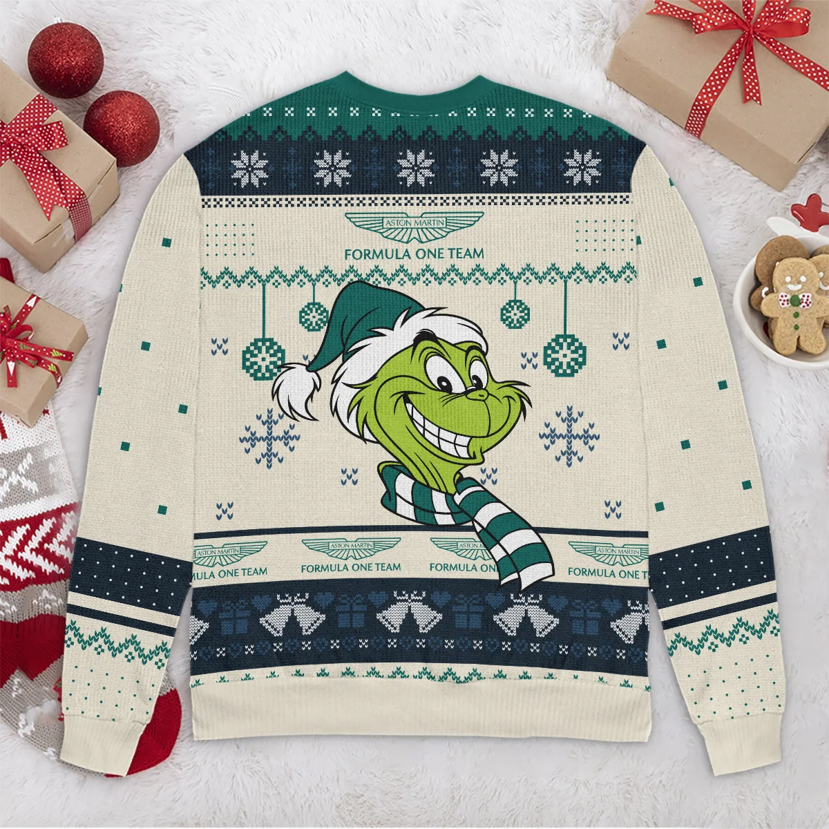 The Grinch x Aston Martin Formula 1 - Ugly Sweater BLVAF1220925A13AM - Image 6
