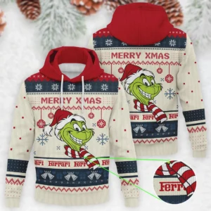 The Grinch x Ferrari Formula 1 - Knitted Hoodie BLVAF12209250A13FRR