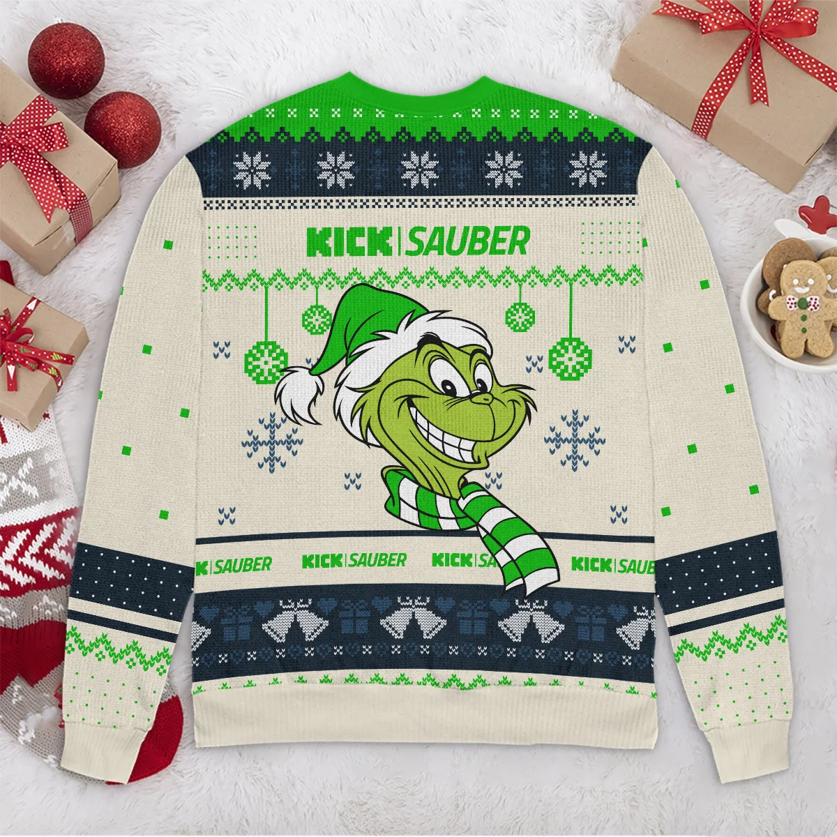 The Grinch x Kick Sauber Formula 1 - Ugly Sweater BLVAF1220925A13KS - Image 6