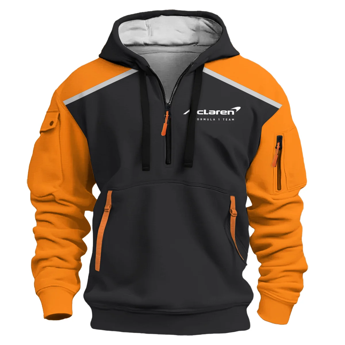 Tyre Water McLaren Formula One Hoodie Half Zipper BLF115525A1HDF - Image 2