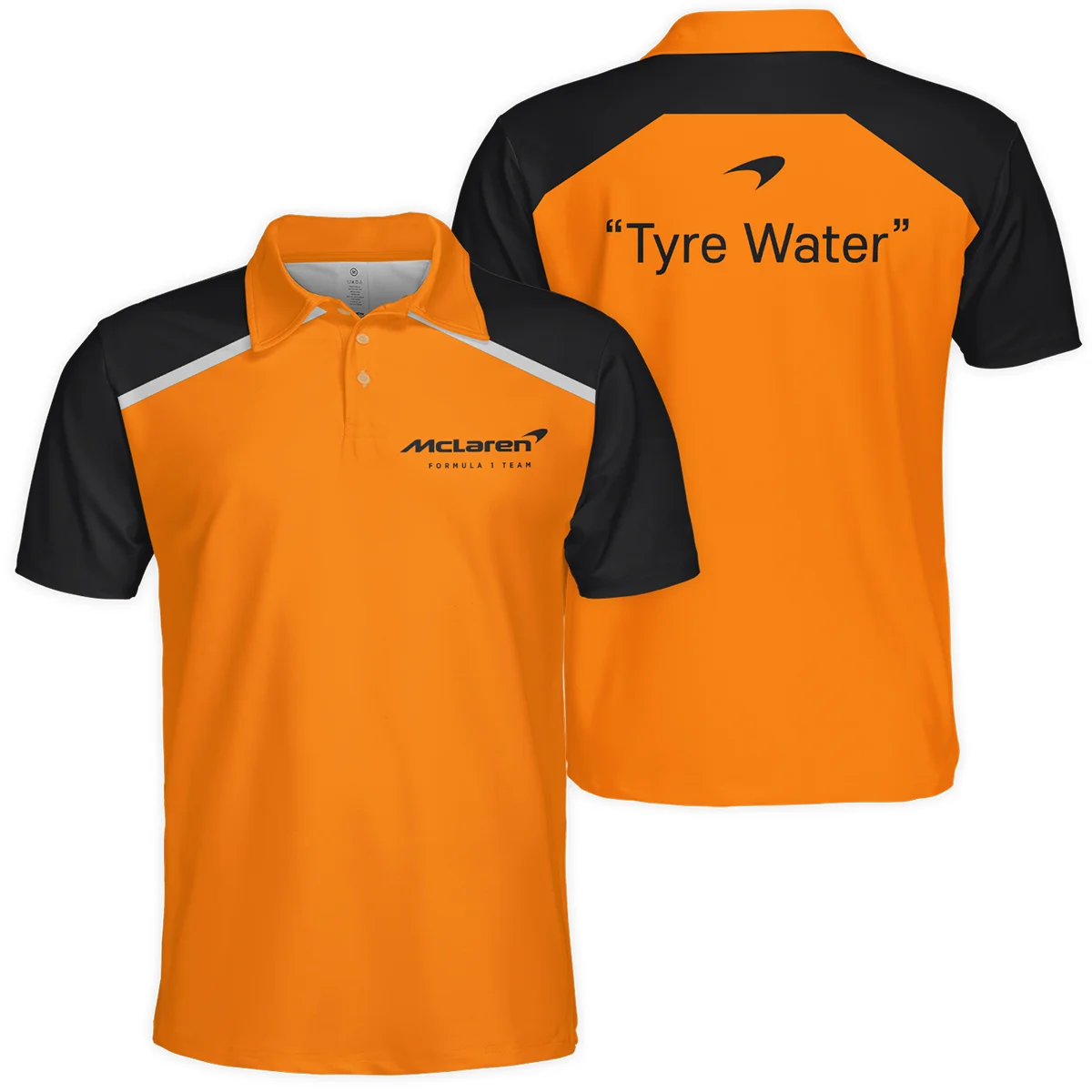 Tyre Water McLaren Formula One Polo Shirt BLF115525A2PL