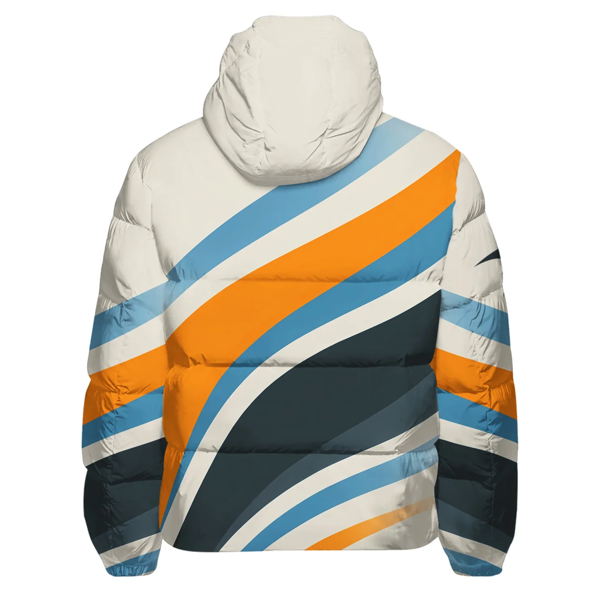 Waves Pattern McLaren F1 Down & Puffer Jackets BLMCL1625A2HCJ - Image 3