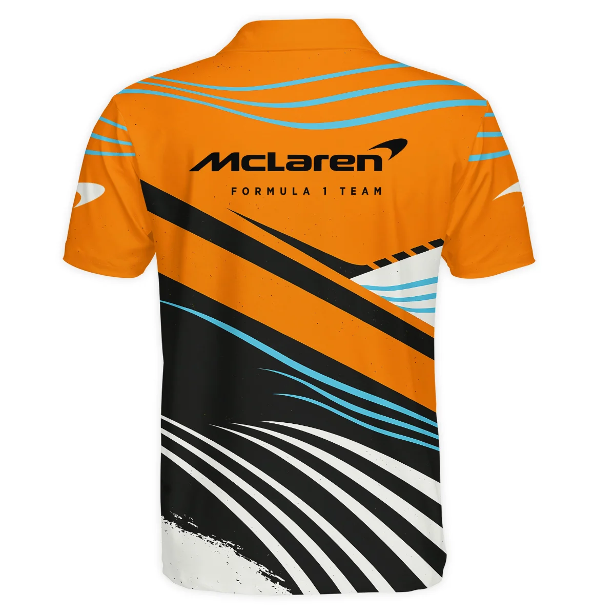 Waves Pattern McLaren F1 Polo Shirt BLF131525A1PL - Image 3