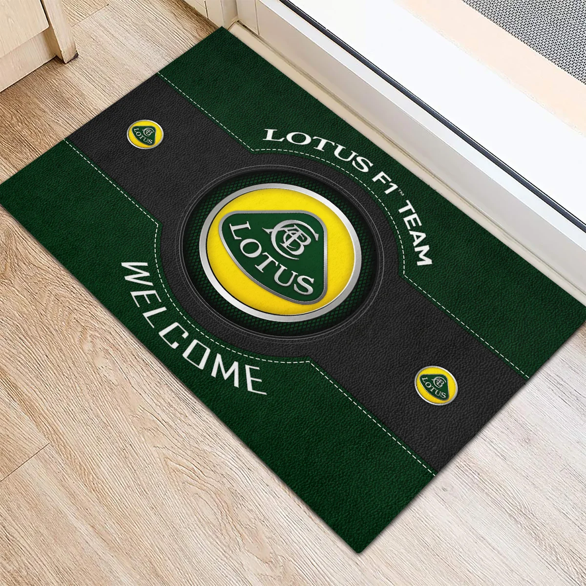 Welcome Lotus F1 Rubber Base Doormat - All Over Print BLF1139A1LT - Image 3