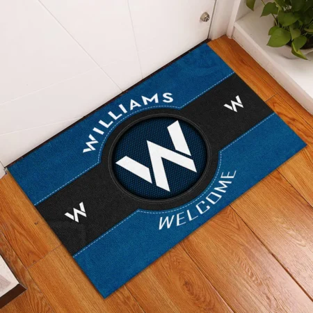 Alternative view of Welcome Williams F1 Rubber Base Doormat - All Over Print BLF1139A1WIL