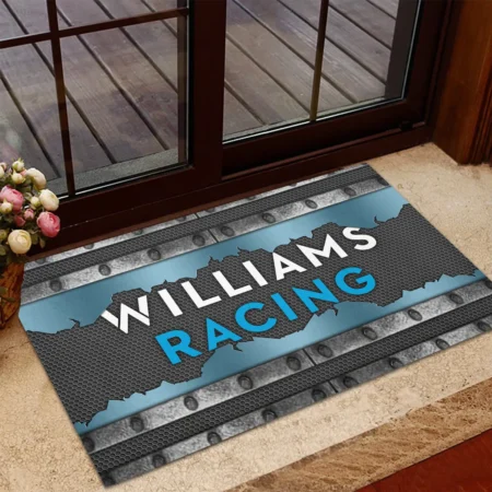 Williams F1 Rubber Base Doormat - All Over Print BLF1139A5WIL