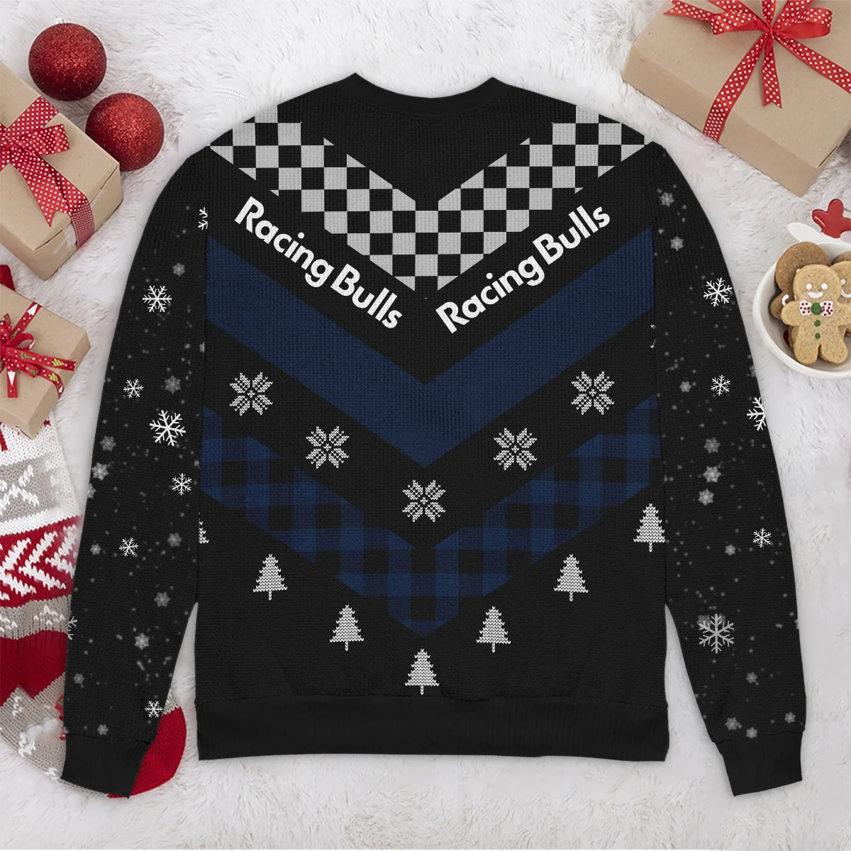 Winter Xmas Pattern Racing Bulls Formula 1 - Ugly Sweater BLVAF1220925A32RAC - Image 6