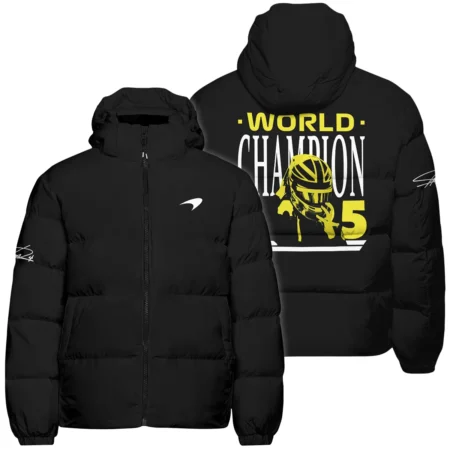 World Champion 2025 Lando Norris McLaren F1 Team Down & Puffer Jackets BLVALN051225A5HCJ - Motorsport Lifestyle Wear