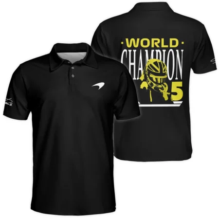 World Champion 2025 Lando Norris McLaren F1 Team Polo Shirt BLVALN051225A5PL - Formula Racing Apparel