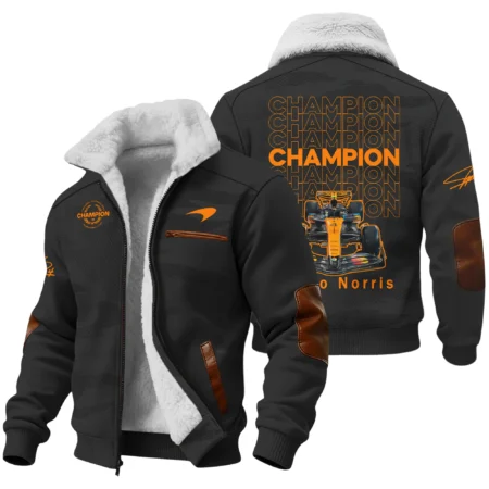 World Champion Lando Norris Fleece Jacket BLT081225CHB5FJ - Racing Lifestyle Clothing