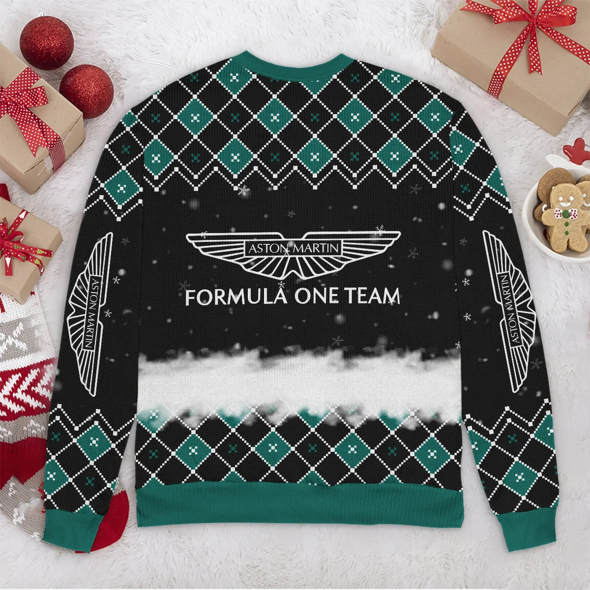 X-Mas Aston Martin Formula 1 - Ugly Sweater BLVAF1220925A3AM - Image 6