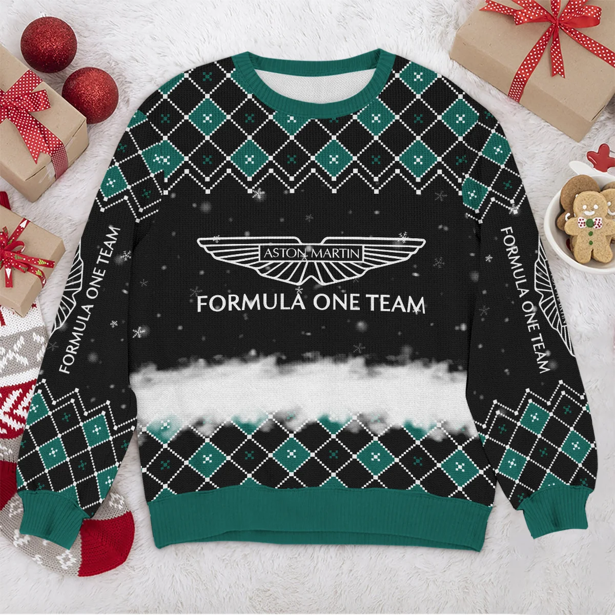 X-Mas Aston Martin Formula 1 - Ugly Sweater BLVAF1220925A3AM - Image 4