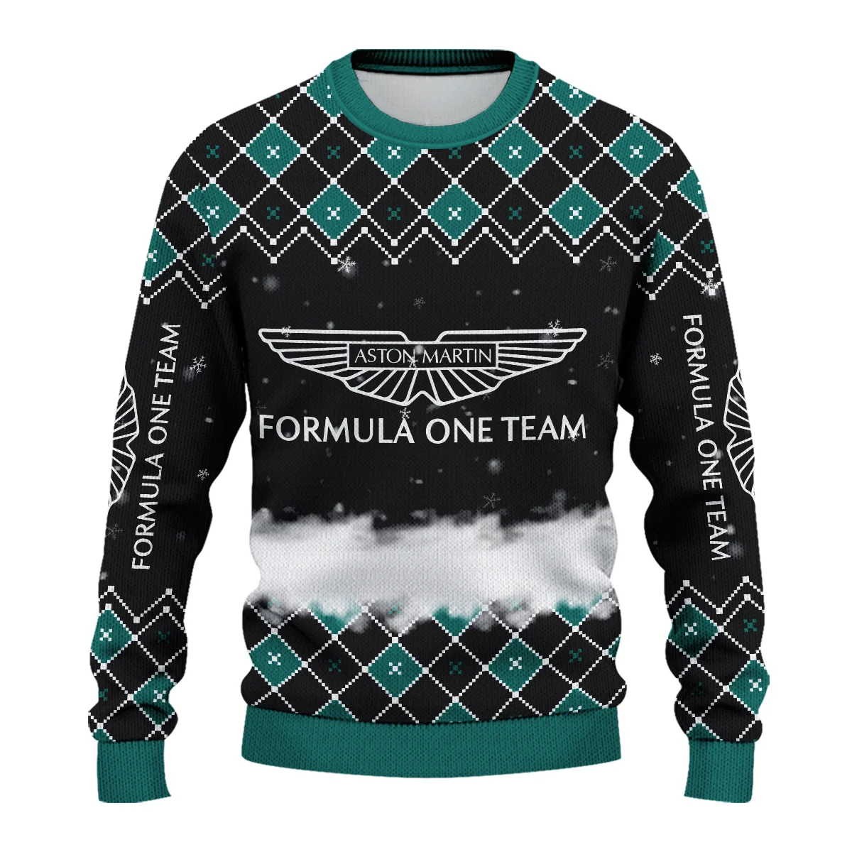 X-Mas Aston Martin Formula 1 - Ugly Sweater BLVAF1220925A3AM - Image 2