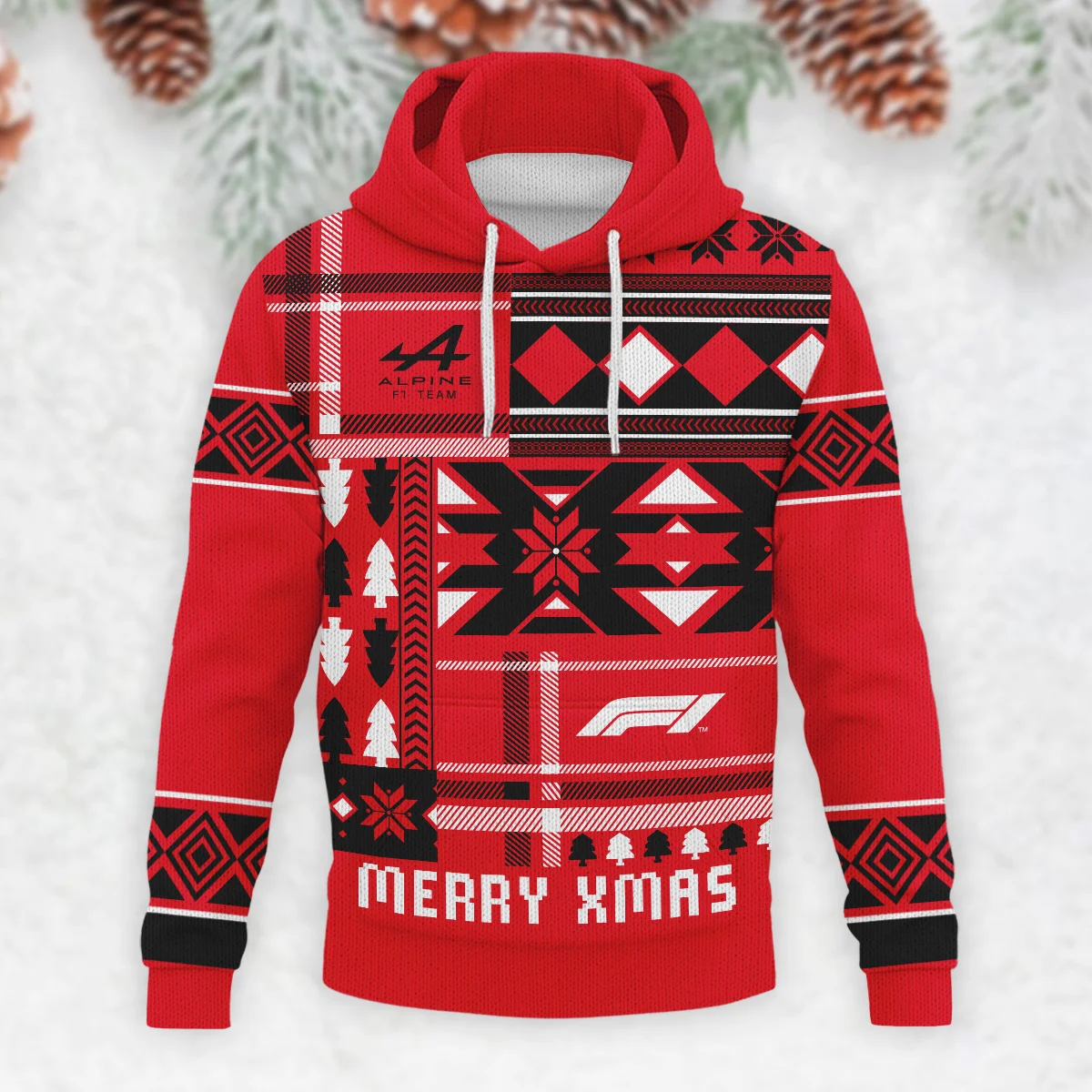 X-Mas Edition Alpine Formula 1 - Knitted Hoodie BLVAF12209250A10ALP - Image 2