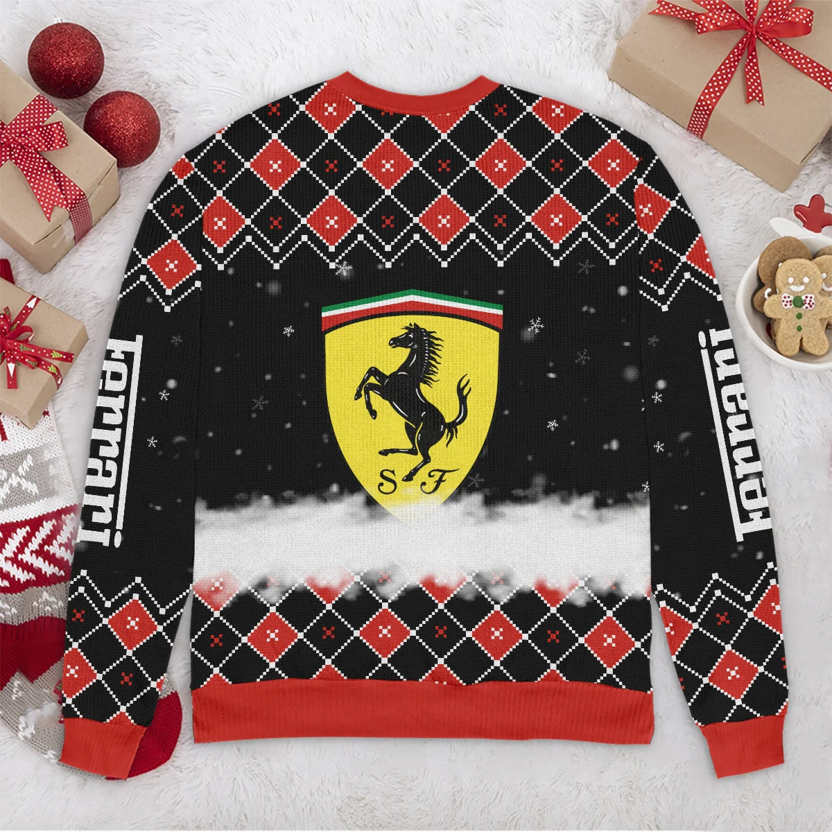 X-Mas Ferrari Formula 1 - Ugly Sweater BLVAF1220925A3FRR - Image 6