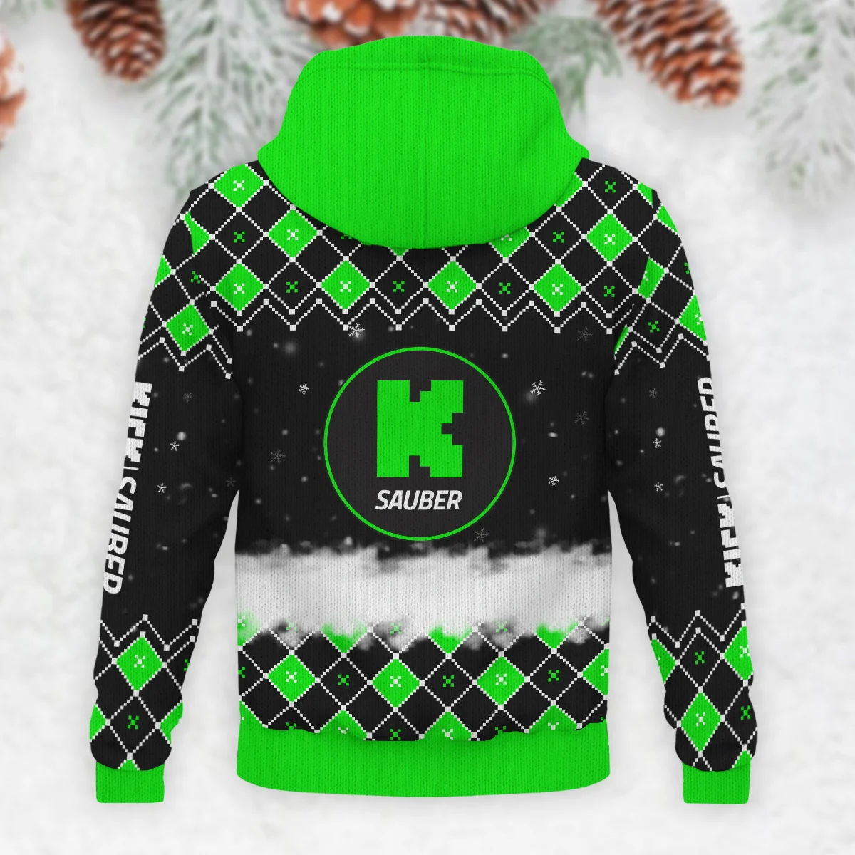 X-Mas Kick Sauber Formula 1 - Knitted Hoodie BLVAF12209250A3KS - Image 3