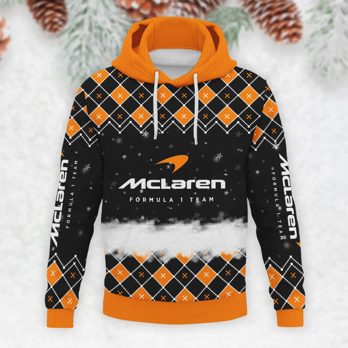X-Mas McLaren Formula 1 - Knitted Hoodie BLVAF12209250A3MCL - Image 2